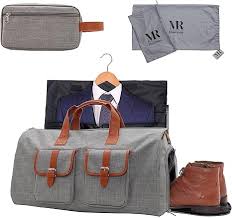 Portatrajes Masculino con Neceser de Viaje