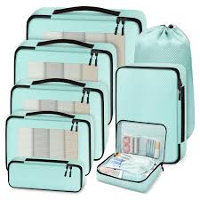 Otauoaea: Set de 8 Bolsas Organizadoras para Maleta