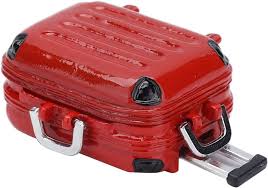 Mini Maleta Rígida Hiraith para Muñecas - Viaje en Rojo
