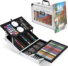 Set de Pintura Zezirdas: 146 Piezas en Maleta Elegante