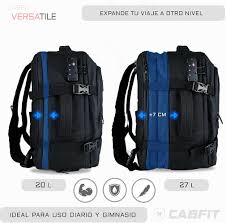 CabFit® VERSATILE - Mochila de Viaje Compacta 40x20x25