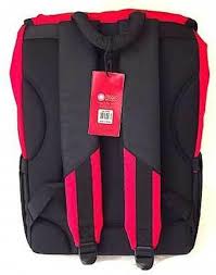Mochila Escolar Ferrari Kids Extensible 2020 + Estuche 3 Pisos