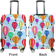 Funda de Maleta Colorida con Globos de Aire Caliente
