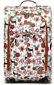 Maleta de Tela Pequeña MISAKO Catflor Beige Unisex