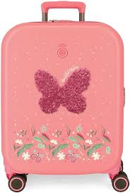 Maleta de Cabina Rosa Enso Beautiful Natura - 40x55x20 cm