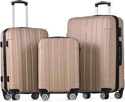 Set de Maletas Rígidas Aprobadas para Viaje - 3 Piezas