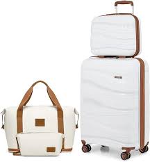 Juego de Maletas Kono: 2 Maletas y Bolsa de Viaje