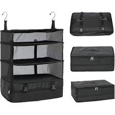Organizador de Viaje Portátil con 3 Estantes