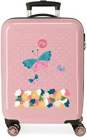 Maleta de Cabina Rosa Roll Road Precious Flower 34L