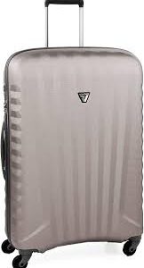 Maleta Mediana Roncato Uno Zip Ecru 70x46x24 cm