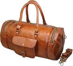 Maleta de Cuero Genuino 56 cm para Viaje - Ideal para Fin de Semana