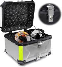 Maleta de Aluminio 55L para Motocicleta - Caja Superior Duradera