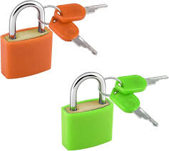 Cerraduras de Maleta de Colores con Llaves - Pack de 2