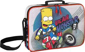 Cartera Extraescolar de Los Simpsons 38x28x6 cm