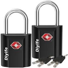 Candados de Equipaje Diyife - 2 Piezas con 4 Llaves
