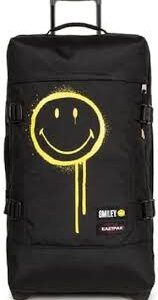 Maleta Eastpak Tranverz L 79 cm - Negro Smiley Graffiti