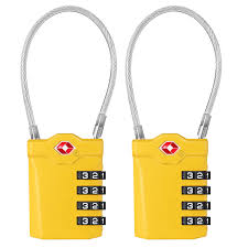 Candado TSA ZHEGE con Alarma para Maletas