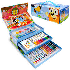 Maletín de Pinturas Bluey: ¡Más de 140 Piezas Creativas para Niños!