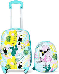Maleta Infantil 2 Piezas con Ruedas - RELAX4LIFE