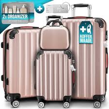 Set de 4 Maletas Rígidas MONZANA® para Viaje