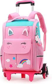 Mochila Escolar con Ruedas para Niña - 16 Pulgadas Tanou