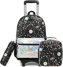 Mochila Escolar con Ruedas Extraíble para Niña
