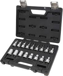 Beta 923E-FTX/C17 - Set de 17 Vasos de Mano para Tornillos