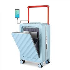 Maleta Trolley Policarbonato con Cargador USB y Cerradura
