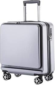 Maleta Pequeña con Ruedas y Doble Cerradura - Ideal para Viajes de Negocios