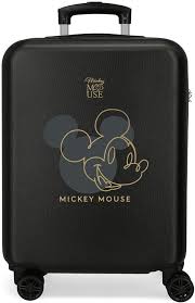 Maleta de Cabina Azul Mickey Outline 40x55x20 cm