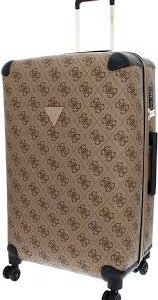 Maleta Expandible GUESS Berta 28'' 8 Ruedas Latte/Bronce