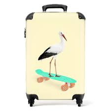Maleta Trolley Pequeña Cigüeña - Estilo y Diversión en Viaje