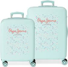 Maleta de Cabina Pepe Jeans Leslie Azul 38x55x20 cm