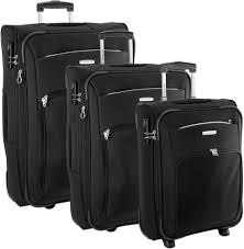 Set de Equipaje Samsonite Atolas 3 Piezas - Negro