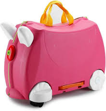 Maleta Correpasillos Moto Infantil Rosa