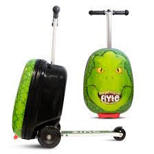 FLYTE Maleta Patinete 2 en 1 para Niños - Plegable y Rígida