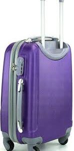 Maleta Mediana Morada 4 Ruedas 360º - Ideal para Viajes