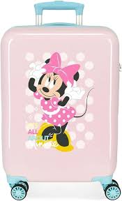 Maleta de Cabina Rosa Disney Minnie: ¡Juega Todo el Día!