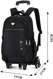 Mochila Escolar con Ruedas LIUXIUER para Niños