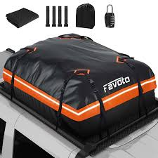 Maletero de Techo Impermeable Favoto 425L Plegable para Coche