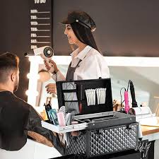 Maleta de Maquillaje y Peluquería con 3 Compartimentos