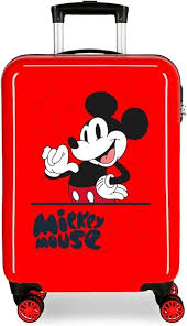 Maleta de Cabina Mickey Mouse Rojo 38x55x20 cm