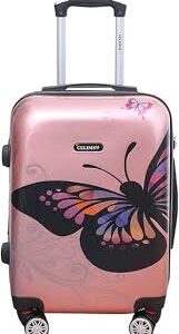 Maleta Mediana CELIMS de Policarbonato - Oro Rosa 65cm