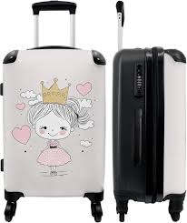 Maleta Grande Princesa Rosa con Candado TSA