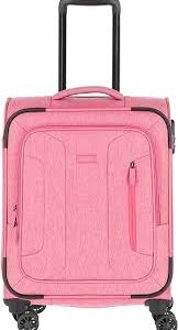 Maleta Rosa Travelite Boja de 4 Ruedas - 55 cm