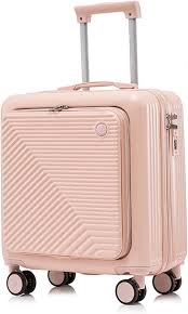 Maleta Trolley Rosa 18'' Expandible con Ruedas