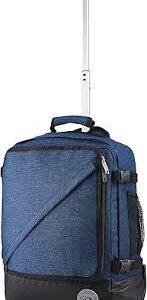 Mochila Híbrida con Ruedas Cabin Max Greenwich - Azul Atlántico