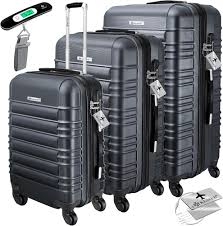 KESSER® Set de 3 Maletas Rígidas con Báscula y Etiqueta