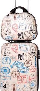 Maleta de Cabina con Neceser para Pasaportes - 55x35x20 cm