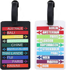 Etiquetas de Viaje para Maletas - 2 Pcs